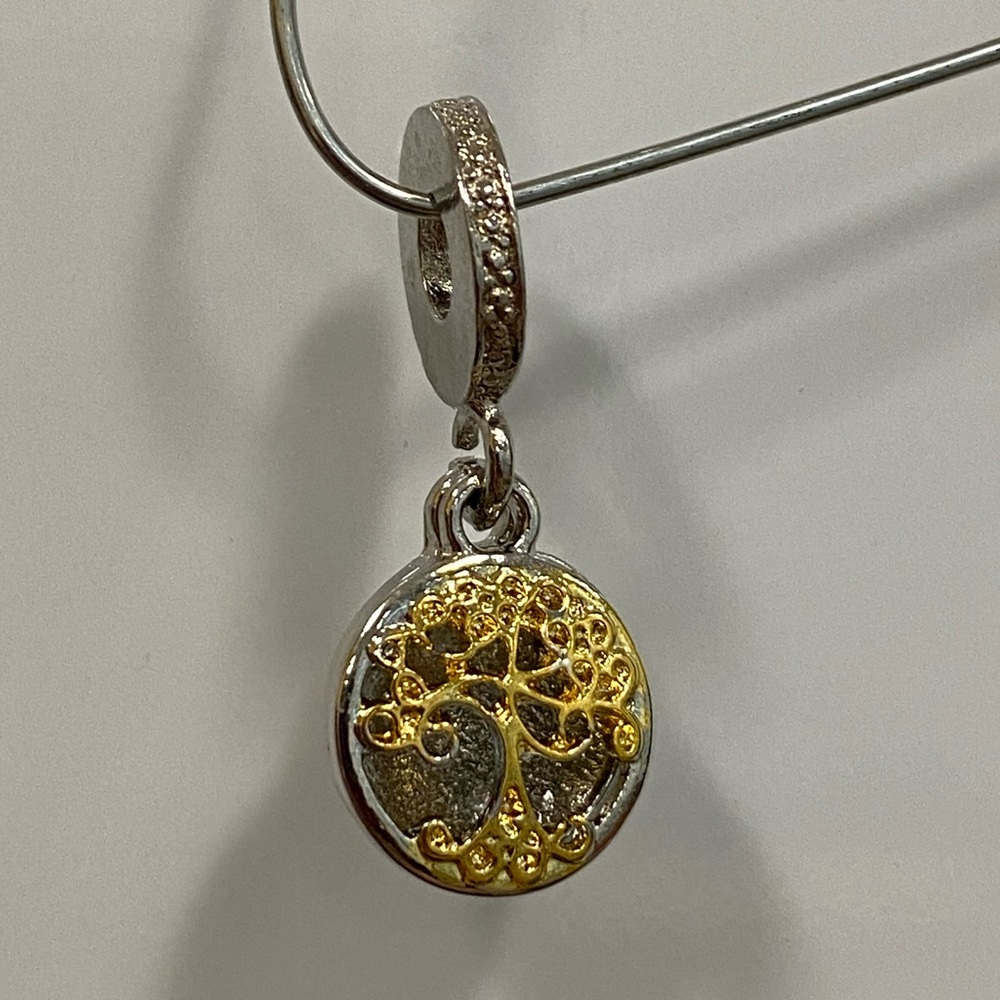 Silver Dangle Tree of Life charm 4 Pandora